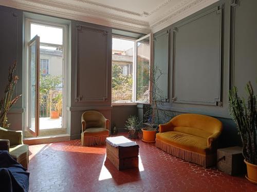 Chambre d'hôtes 2 pers - Maison partagée avec jardin et terrasse près de la Friche de la Belle de mai, Marseille