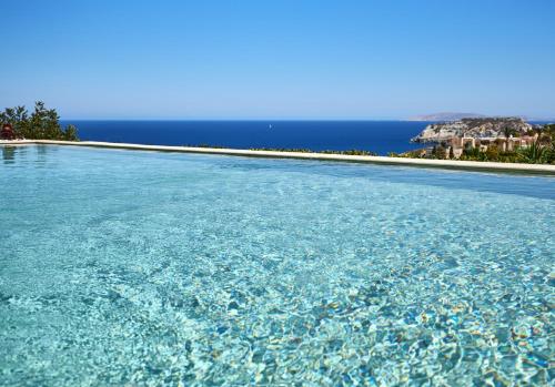Spacious villa with private eco-pool and panoramic sea view, Agia Pelagia (foto 7)