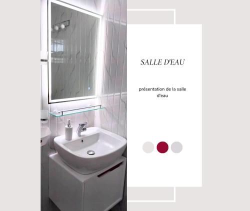 Душ, Appartement Soleil,Batterie 4 in Либревиль