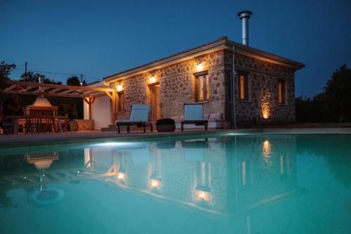 Villa Nevas Private Stone House with Pool and Seaview PARGA