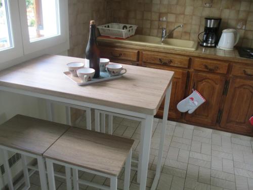 virtuve, GITE LE LILAS in Vierville Sur Mer