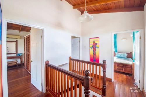 2-Story Townhome with Private Pool, Ideal for Group! in Oistins