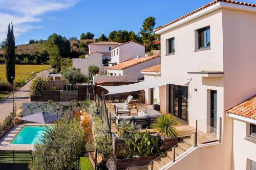 Superbe villa au calme, piscine, vue panoramique