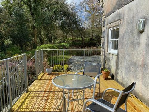 Rõdu/terrass, Cottage hideaway on the edge of Bodmin Moor in North Hill
