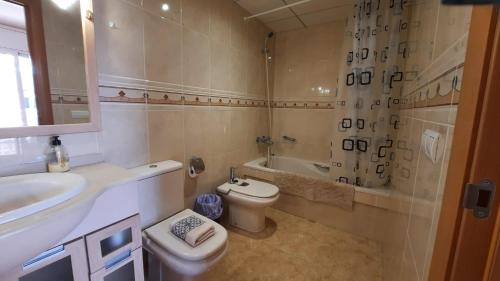 Fabuloso apartamento familiar con piscina en Salou