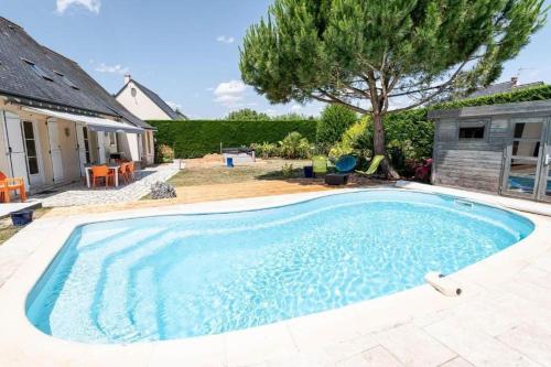 Villa Oasis-Grand Spa-Jacuzzi et Piscine chauffée - Location, gîte - Amboise