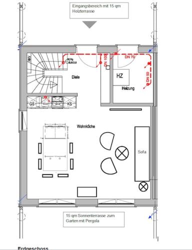 BADEBUDE 3 Ferienhaus im Hampton Style