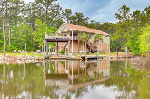 . Bayou La Batre Stilted House on Snake Bayou!