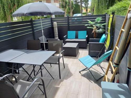 Appartement Rdc résidentiel Grande Terrasse SUD - Location saisonnière - Villers-sur-Mer