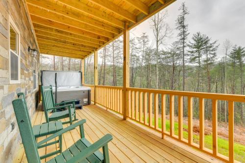 Smoky Mountain Cabin Rental with Hot Tub and Views! in Cosby, USA
