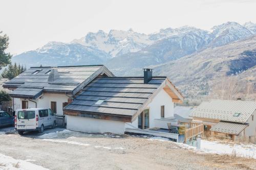 Buitenkant, Mountain Escape Briançon views (Mountain Escape Briancon views) in Villar-Saint-Pancrace