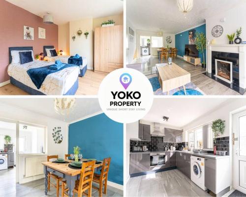 Detached House with Free Parking, Fast Wifi, Smart TV and Garden by Yoko Property