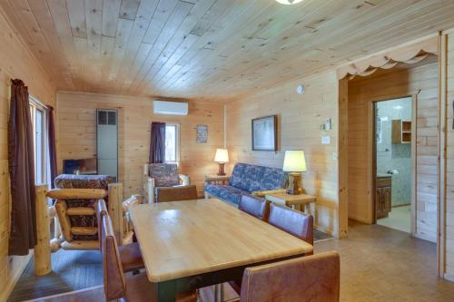 Lakefront Park Rapids Cabin with Resort Amenities! in Arago, USA
