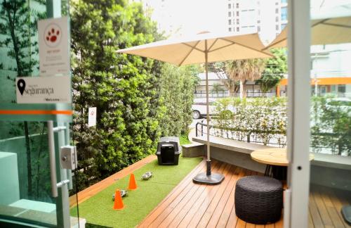 ทัศนียภาพภายนอกโรงแรม, Intercity Sao Paulo Ibirapuera in โมเอมา