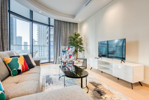 RH- Downtown Delight, Chic 01BR near Dubai Mall & Burj Khalifa, RP Heights, Dubaj (fotografie 5)