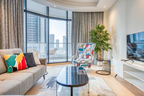 RH- Downtown Delight, Chic 01BR near Dubai Mall & Burj Khalifa, RP Heights, Dubaj (fotografie 6)