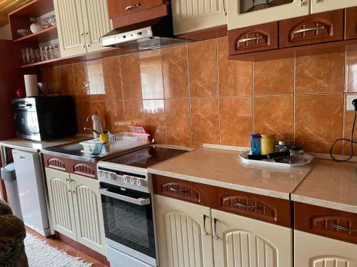 virtuve, Pacsirta Vendégház (Pacsirta Vendeghaz) in Tizaderza