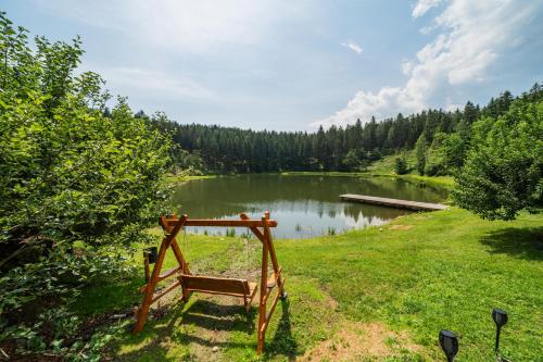 Das Haidensee in Glanegg, Österreich