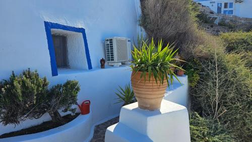 Cactus cave house on the caldera Cactus cave house on the caldera