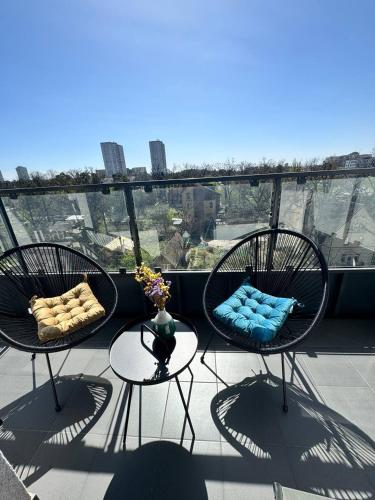 Erkély/terasz, Люкс апартаменти в затишному ЖК бізнес класу in Svyatoshynskyj