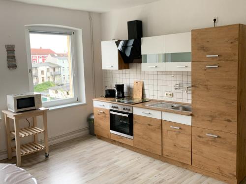 Citywohnung mit Gartenzugang in Schwerin