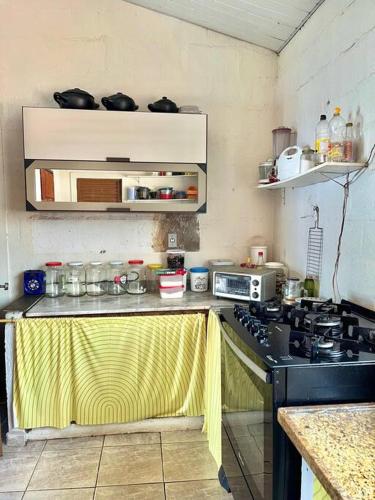 Casa simples, mas o lugar é maravilhoso! Para até 10 pessoas