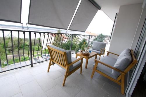 陽台/露台, Blue Horizon Apartment in 普洛默斯克