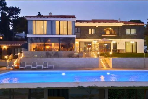 Luxury villa with swimming pool sauna jacuzzi and direct access to the be