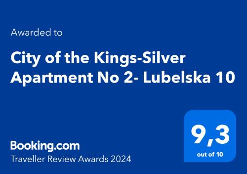 City of the Kings-Silver Apartment No 2- Lubelska 10, Cracovie (photo 2)