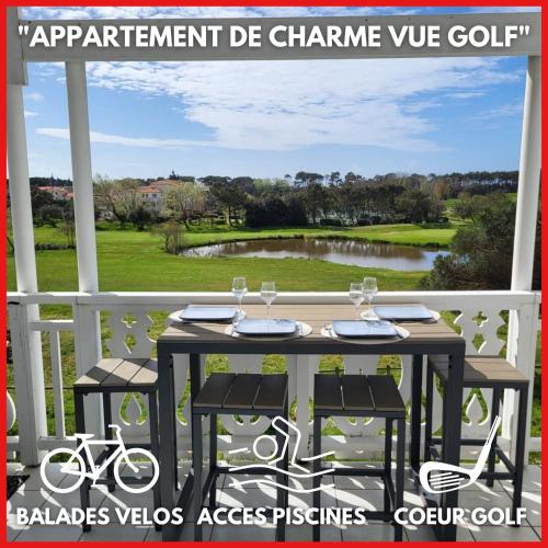 "LA TERRASSE DU GOLF" Appartement cosy 2-4 personnes, vue magnifique golf - Location saisonnière - Talmont-Saint-Hilaire