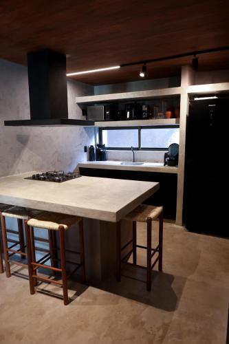 kuchyně, Villa Boutique com piscina- Milagres in Porto De Pedras