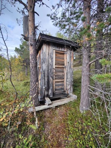 Fürdőszoba, Lakeside Cabin Hukkajärvi no electricity no running water (Lakeside Cabin Hukkajarvi no electricity no running water) in Enontekio