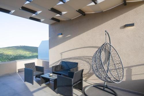 ระเบียง/ชานเรือน, Serenity Suites sea view Zacharo in ซาคาโร (อิเลีย)