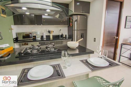 Cozy studio in Poblado, parking, NO FEE 1107, Medellín (fotografie 6)