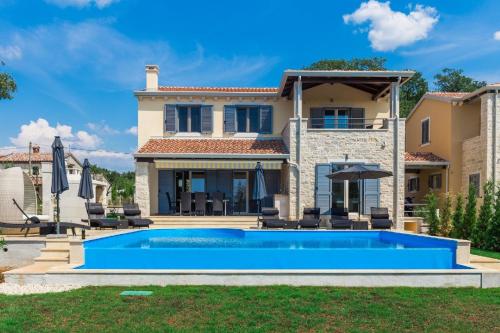 Ferienhaus mit Privatpool für 8 Personen ca 180 qm in Deklići, Istrien Istrische Riviera