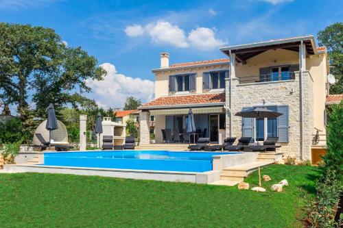 Ferienhaus mit Privatpool für 8 Personen ca 180 qm in Deklići, Istrien Istrische Riviera