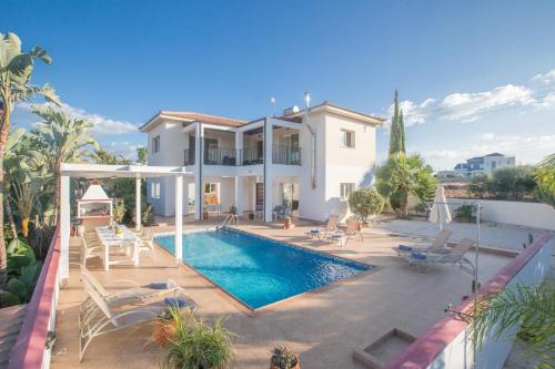 Ferienhaus mit Privatpool für 6 Personen ca 160 qm in Protaras, Südküste von Zypern