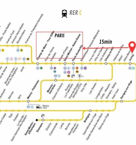 Le CosyAppart , au pied de la Gare , à 20 min de Paris Orly