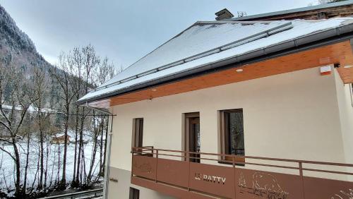 Balcony/terrace, Le Ratty appartement 8 personnes in Entremont