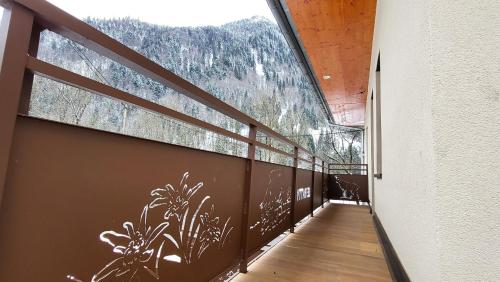 Balcony/terrace, Le Ratty appartement 8 personnes in Entremont