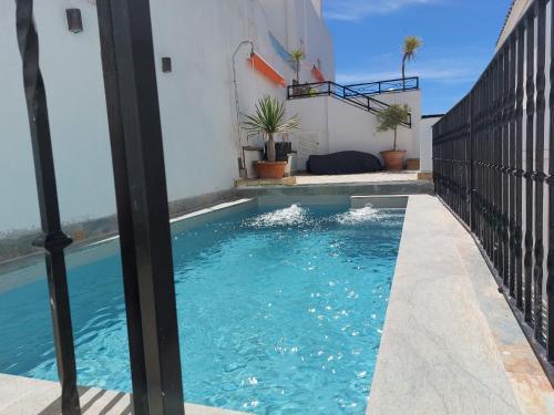 Medina Sidonia, luxury historic modern townhouse, swimming pool, terraces, sea view.