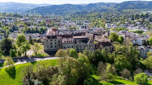 Stadtblick vom Herrengut in Baden-Baden, Deutschland