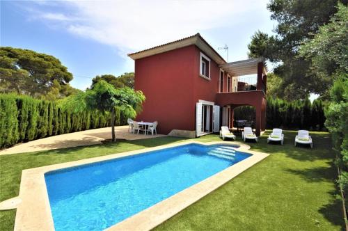 Ferienhaus mit Privatpool fur 8 Personen ca 150 qm in Cala Pi, Mallorca Sudkuste von Mallorca