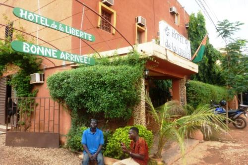 Entrance, Hotel de la Liberte in Ouagadougou