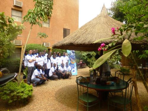 Garden, Hotel de la Liberte in Ouagadougou