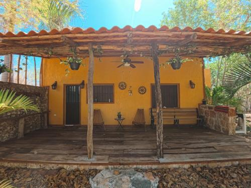 Casa Flor del Desierto, autentico paraiso mexicano cerca de Merida in Chablekal, Mexico