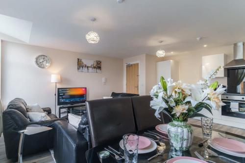 Bright 1 Bed Manchester Flat - Sleeps 3, Manchester (fotografie 9)