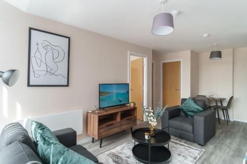 Bright & Modern 1 Bed Apartment in Manchester, Manchester
