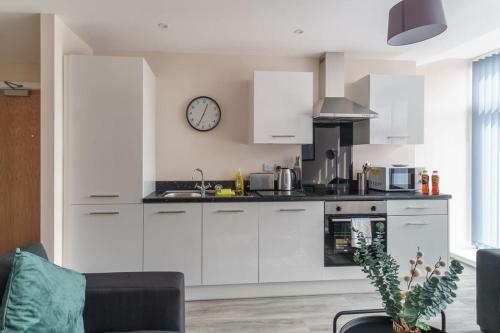 Bright & Modern 1 Bed Apartment in Manchester, Manchester (fotografie 9)