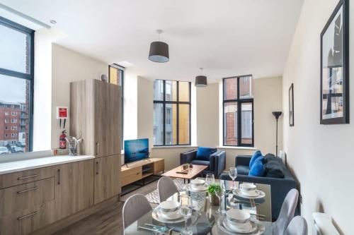 Bright 2 Bedroom Apartment in Central Manchester, Manchester (fotografie 8)